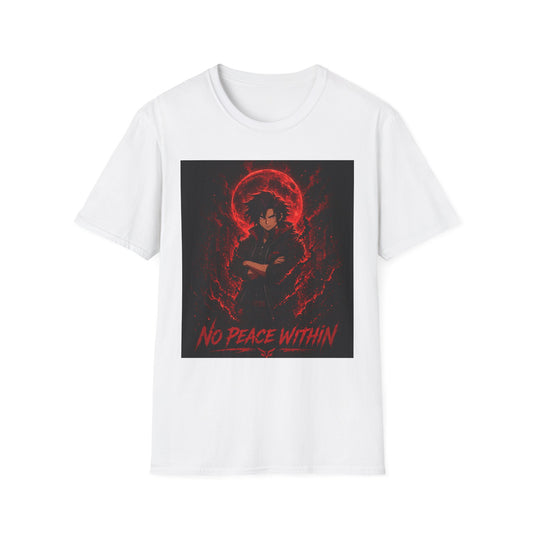 First Gen Survived T-Shirt — No Peace Within Graphic Tee (Red Demon Vibe)