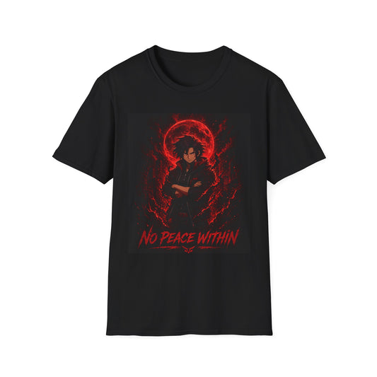 First Gen Survived T-Shirt — No Peace Within Graphic Tee (Red Demon Vibe)